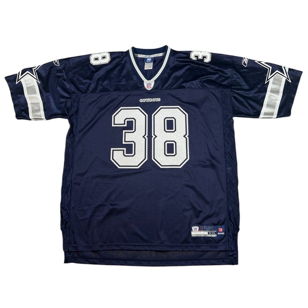 Vintage On-Field Reebok Dallas Cowboys Roy Williams #38 NFL Jersey Blue Mens 2XL